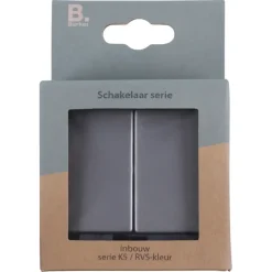 Berker K5 Serieschakelaar RVS