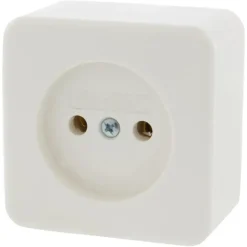 Berker Opbouw Enkel Stopcontact Wit