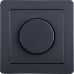 Berker Q1 Centraalplaat Dimmer Antraciet