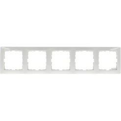 Berker S.1 Afdekraam 5-Voudig Wit