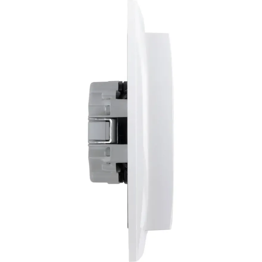 Berker S.1 Dubbel Geaard Stopcontact Wit
