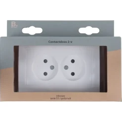 Berker S.1 Dubbel Stopcontact Wit