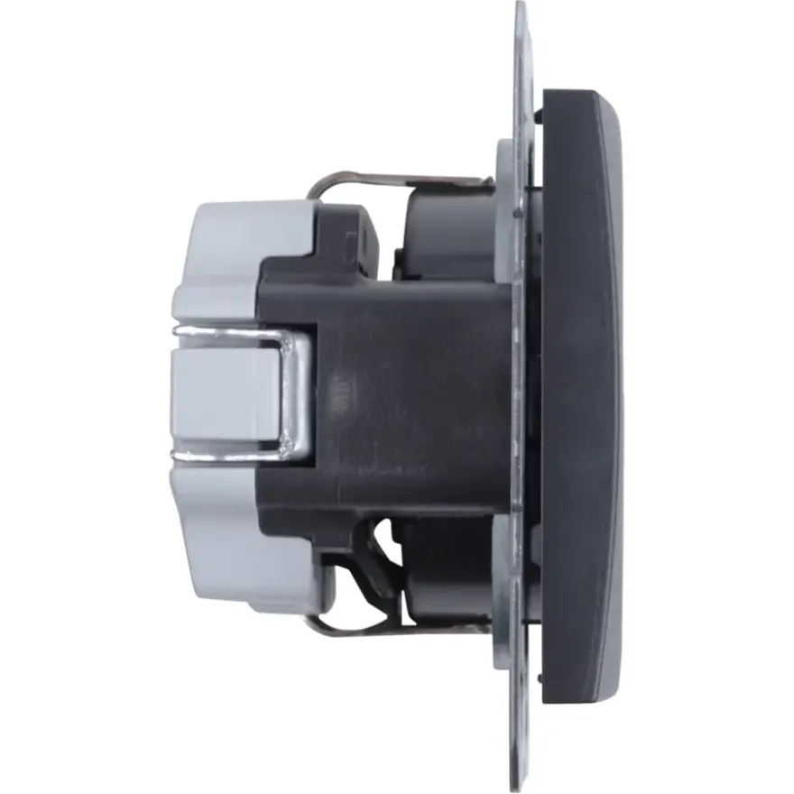 Berker S.1 enkel geaard stopcontact antraciet