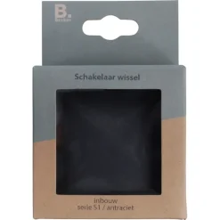 Berker S.1 wisselschakelaar antraciet