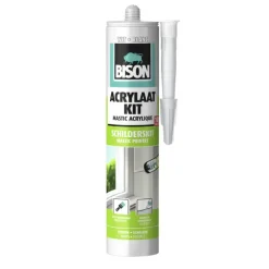 Bison acrylaatkit universeel koker wit 300 ml