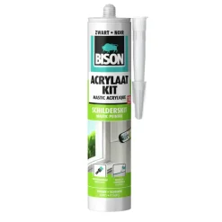 Bison acrylaatkit universeel koker zwart 300 ml