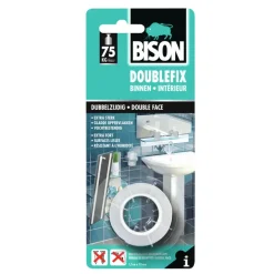 Bison doublefix binnen blister 19 mm x 1,5 m
