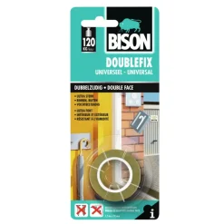 Bison doublefix rol universeel 19 mm x 1,5 m