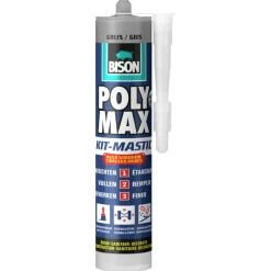 Bison Poly Max afdichtingskit alle voegen grijs 280 ml