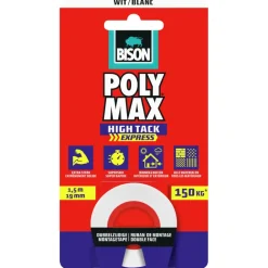 Bison Polymax high tack express montagetape wit