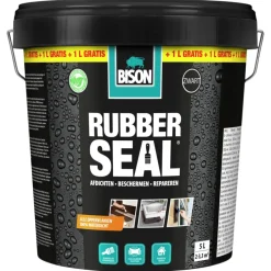 Bison Rubber Seal waterdichte rubbercoating 4 + 1 liter