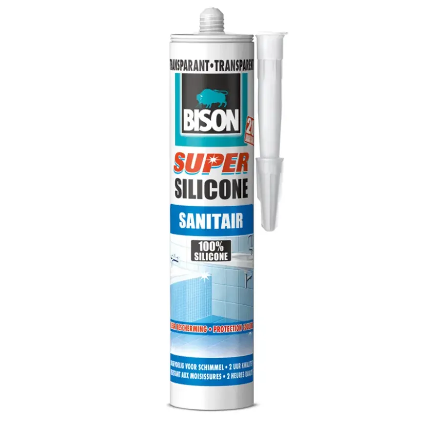 Bison sanitairkit transparant 310 ml
