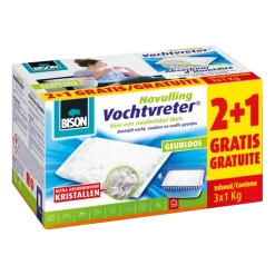Bison Vochtvreter navulling ultra neutraal 2+1 gratis 3 kg