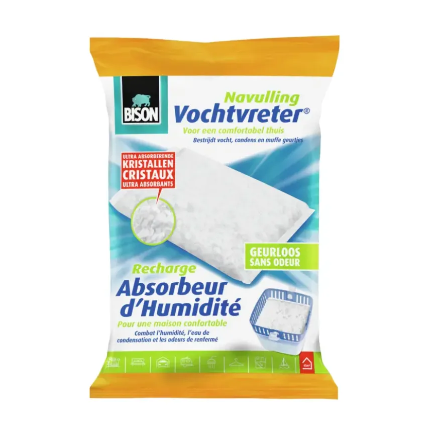 Bison vochtvreter neutraal navulzak 450 g