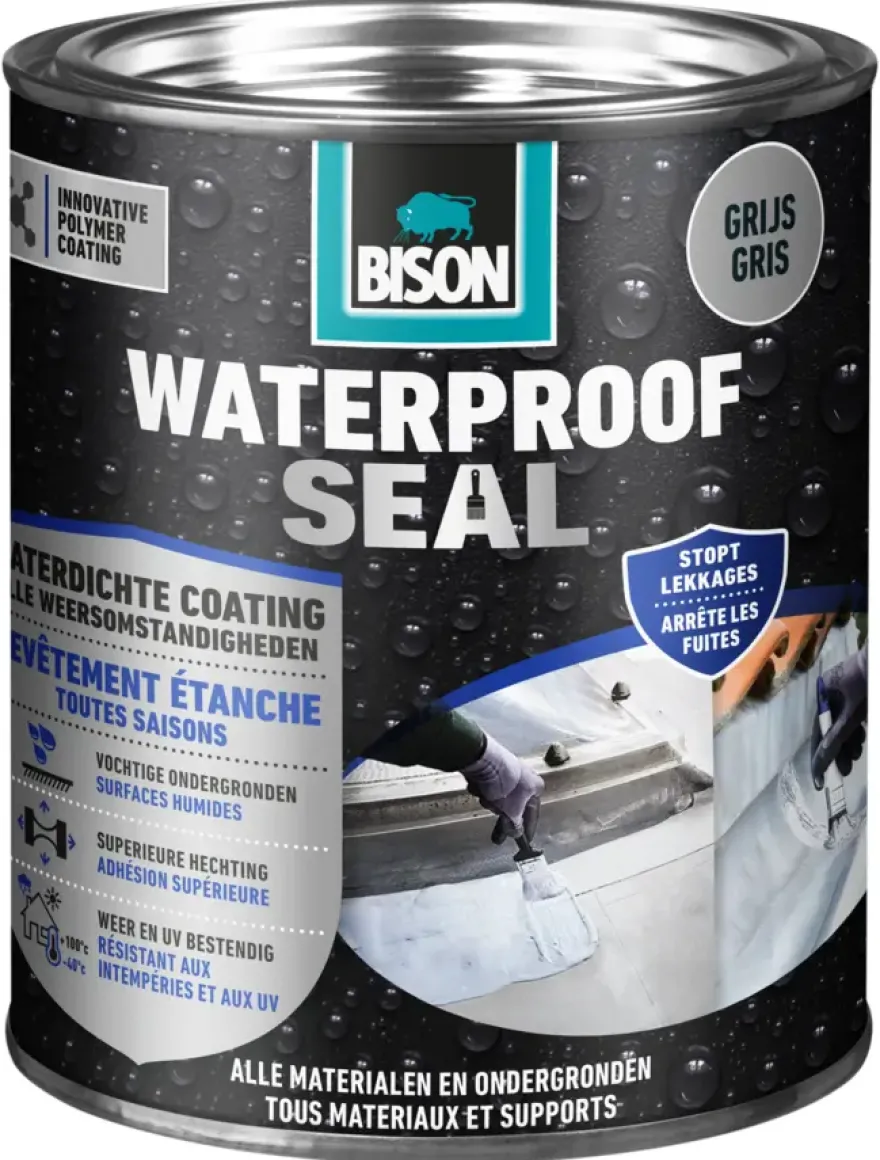 Bison Waterproof Seal grijs 1 kg