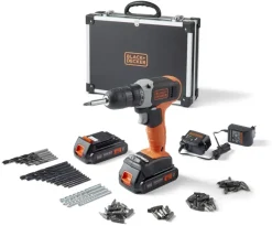 BLACK+DECKER accuboormachine BCD001C2AFC-QW + 72-delige accessoireset