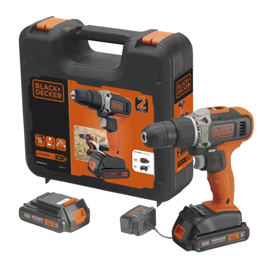 Black+Decker accu klopboormachine BCD003C2K-QW