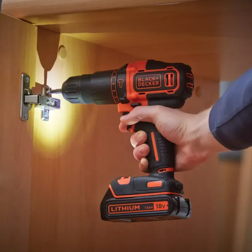 BLACK+DECKER accuklopboormachine BDCHD18KB-QW