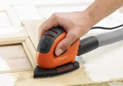 BLACK+DECKER Detailschuurmachine BEW230K-QS incl. 6 schuurvellen / koffer