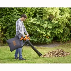 BLACK+DECKER elektrische bladblazer BEBLV260