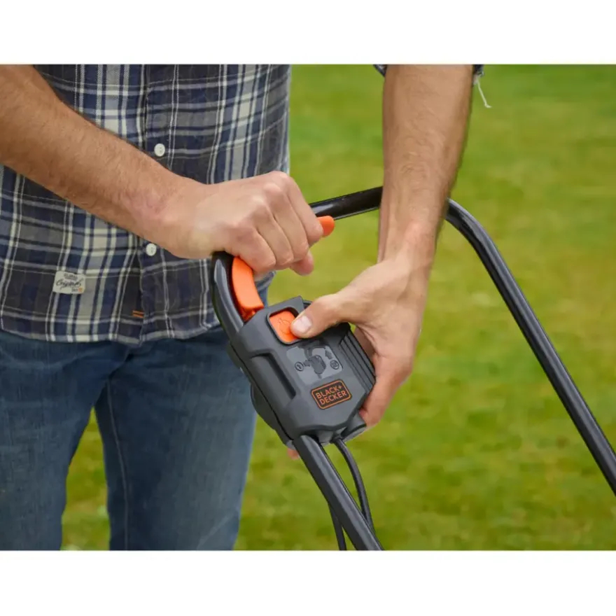 BLACK+DECKER elektrische grasmaaier BEMW451-QS 32cm 1200W