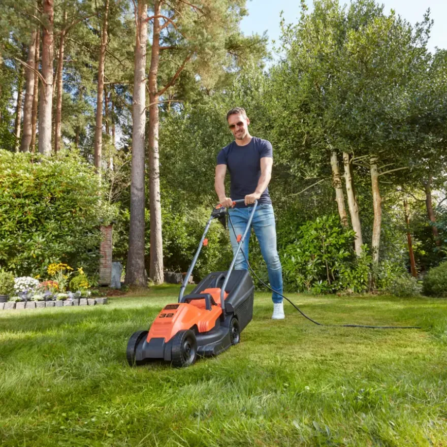 BLACK+DECKER elektrische grasmaaier BEMW451-QS 32cm 1200W
