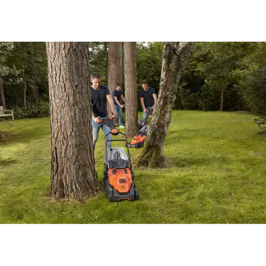 BLACK+DECKER elektrische grasmaaier BEMW481ES-QS 42cm 1800W