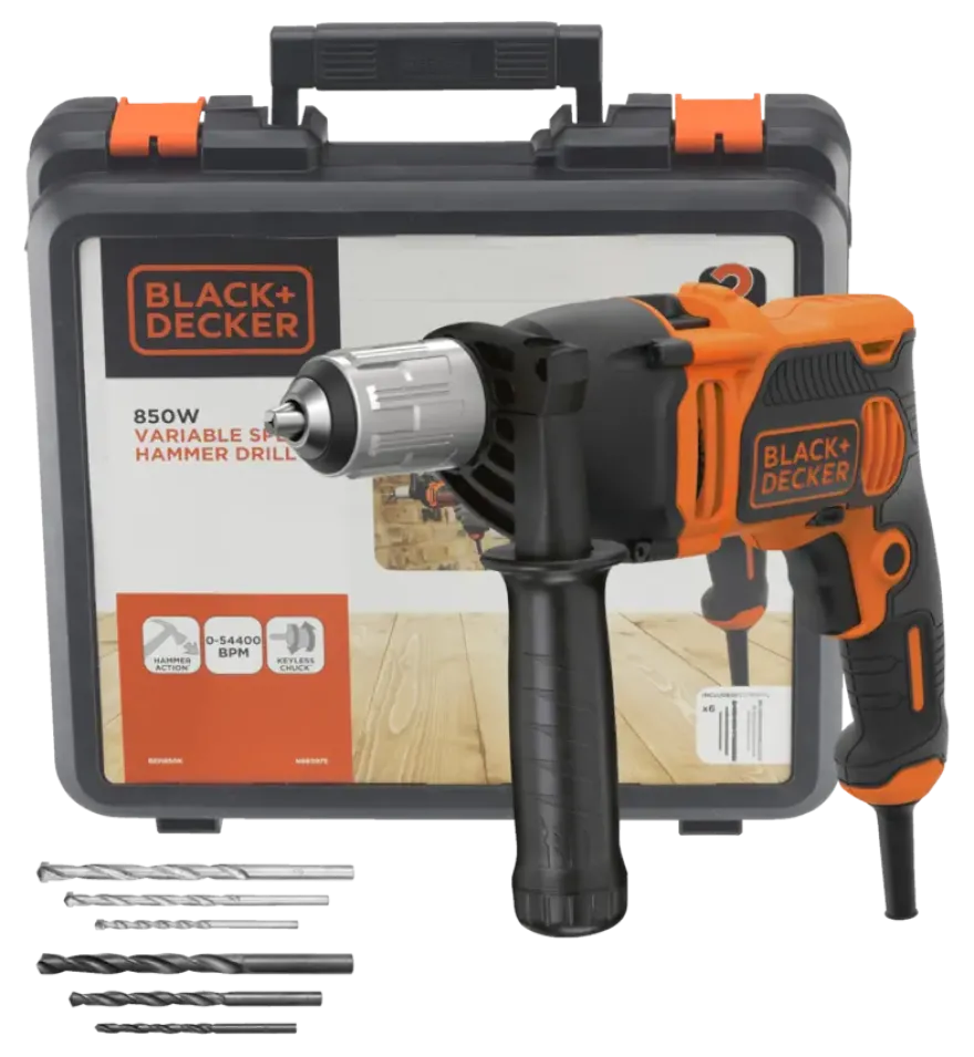 BLACK+DECKER klopboormachine BEH850K-QS