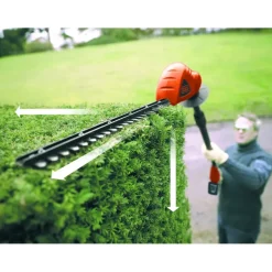 BLACK+DECKER 18V heggenschaar GTC1843L20 op steel 43cm incl. 2.0 Ah accu