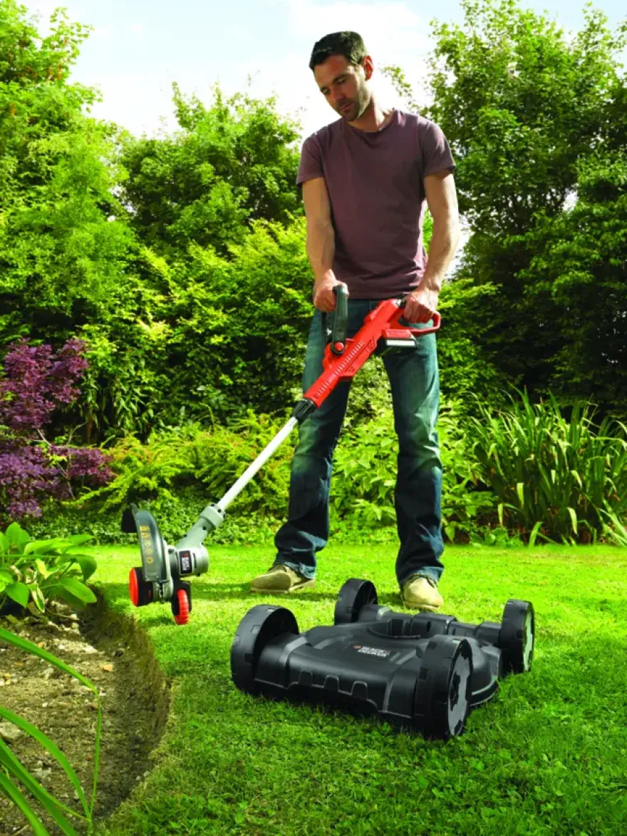 BLACK+DECKER 18V 3-in-1 strimmer LI-ION 20 cm incl. 2,0Ah accu + lader
