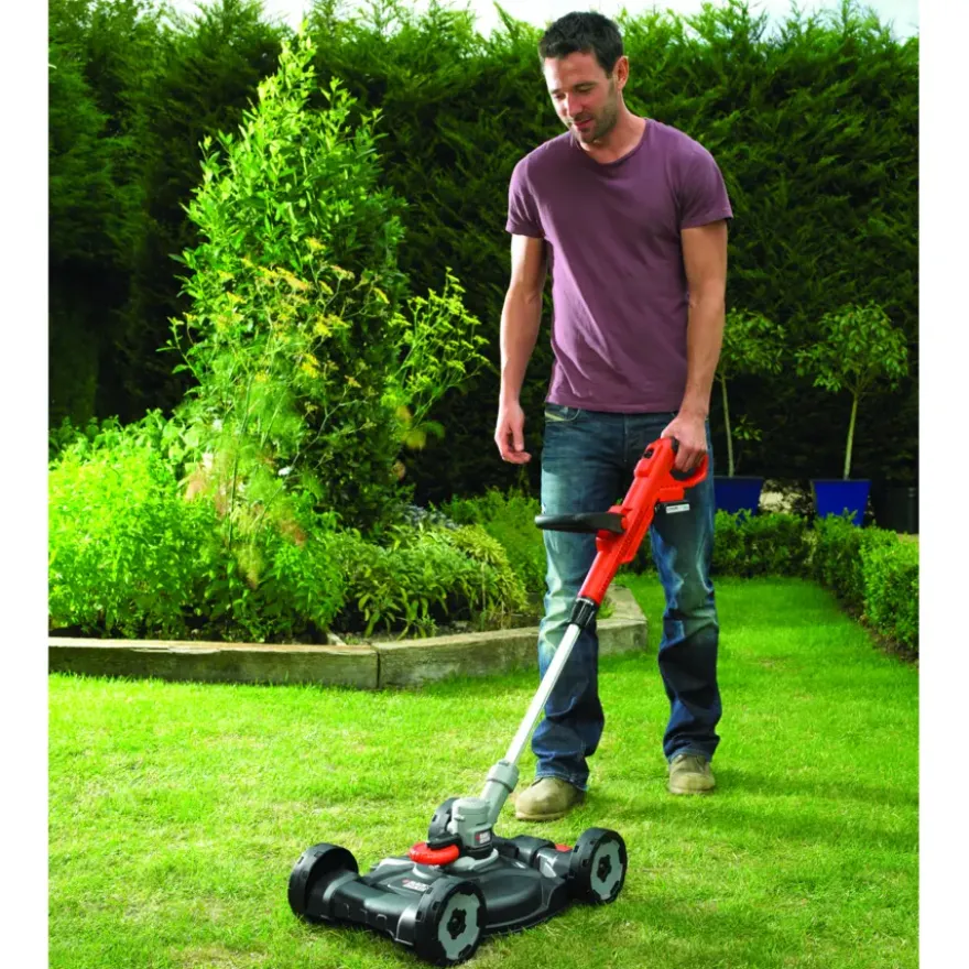BLACK+DECKER 18V 3-in-1 strimmer LI-ION 20 cm incl. 2,0Ah accu + lader