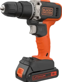 BLACK+DECKER 18V klopboor incl. 1.5Ah accu+lader