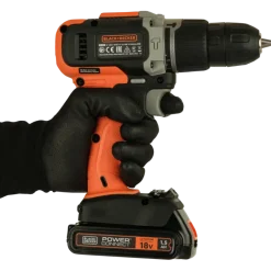 BLACK+DECKER 18V klopboor incl. 1.5Ah accu+lader
