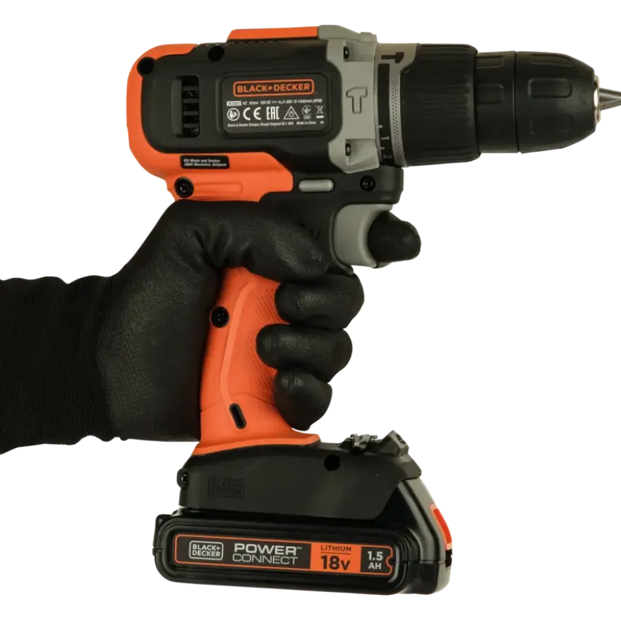 BLACK+DECKER 18V klopboor incl. 1.5Ah accu+lader