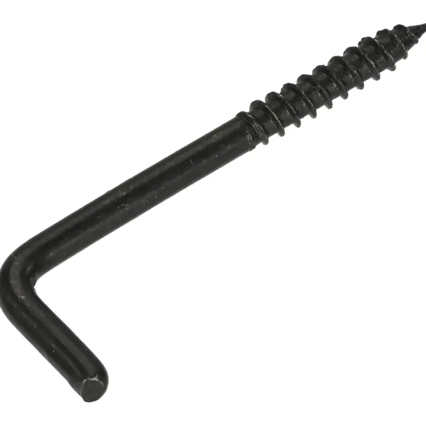 Blackline schroefduim zwart 4x60 mm 10 stuks
