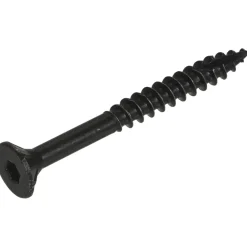 Blackline spaanplaatschroef zwart TX-25 6.0x50 mm 10 stuks