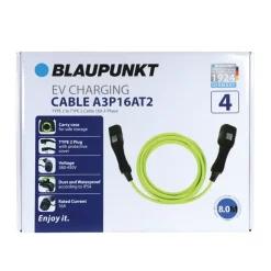 Blaupunkt Electric Verhicle 3 Fase laadkabel 16Ah capaciteit