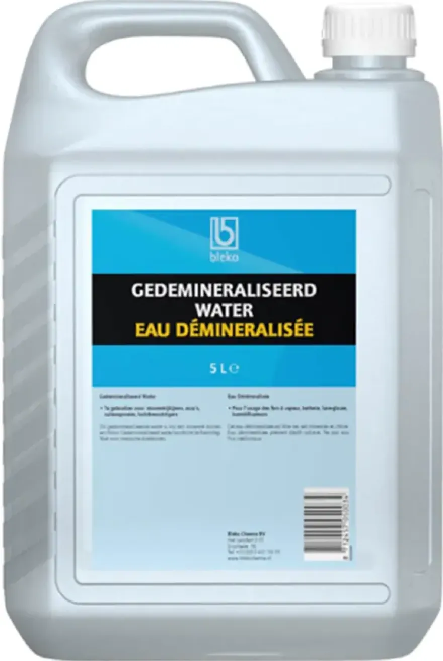 Bleko Gedemineraliseerd Water 5L