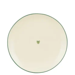 Bord donker groen - h2xd20cm