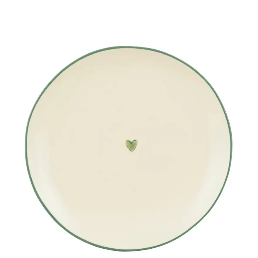 Bord donker groen - h2xd20cm