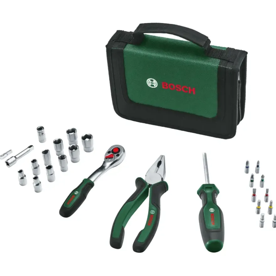 Bosch handgereedschapsset Mobility 26-delige set in luxe tas