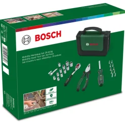 Bosch handgereedschapsset Mobility 26-delige set in luxe tas