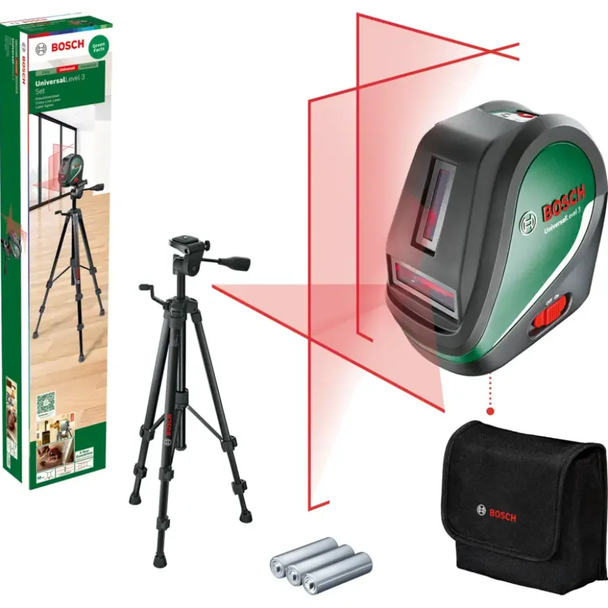 Bosch kruislijnlaser UniversalLevel 3 set