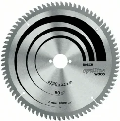 Bosch cirkelzaagblad Optiline voor hout 40 tanden - 254 x 30 x 2,8 mm
