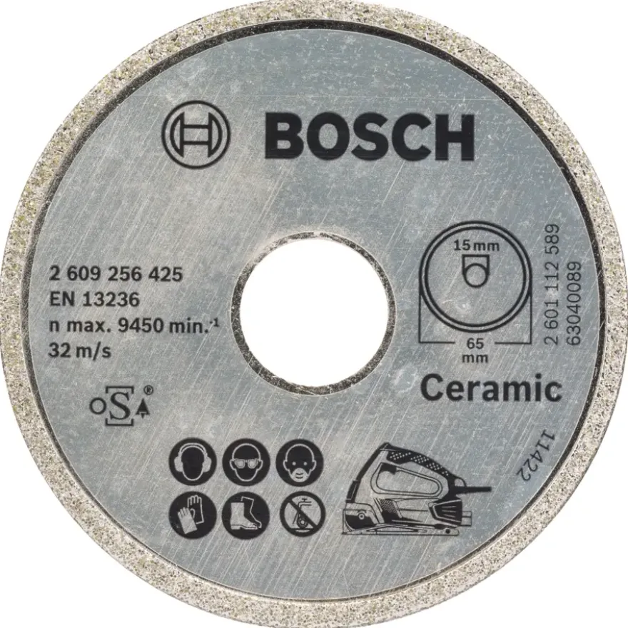 Bosch diamantschijf 65x15 mm voor Bosch PKS 16