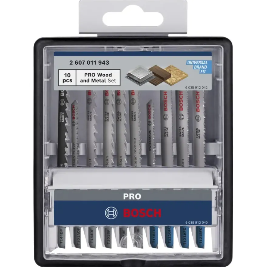 Bosch Professional decoupeerzaagbladenset 10-delig Pro Wood&Metal