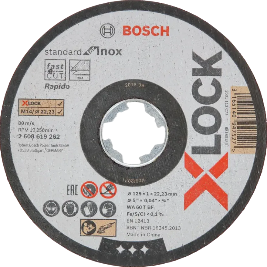 Bosch slijpschijf X-lock 125mm