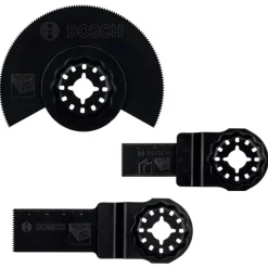 Bosch Starlock multitool accessoires - universele set voor hout en metaal - 3-delig