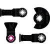 Bosch Starlock multitool accessoires - vloer- en installatieset voor hout / metaal- 4-delig