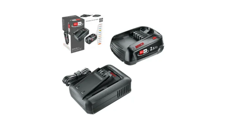 Bosch starterset 18 V accu 2,5 Ah + lader